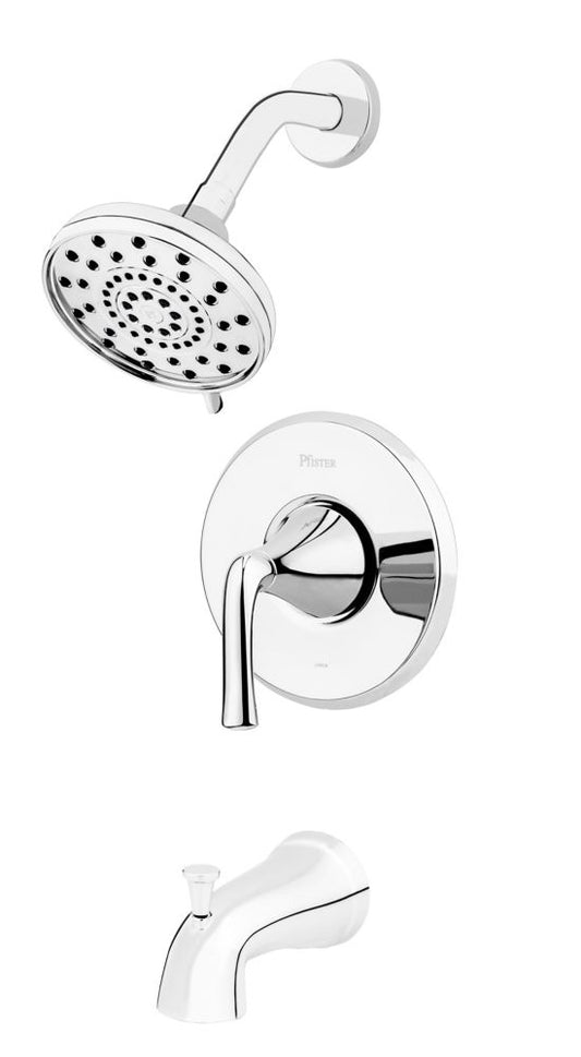 Pfister Ladera Single-Handle 3-Spray Tub and Shower Faucet in Polished Chrome (Valve Included)