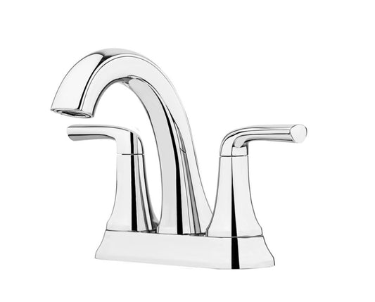 Pfister Ladera 4 in. Centerset Double Handle Bathroom Faucet in Polished Chrome