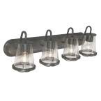 Georgina 4-Light Weathered Iron Vanity Light