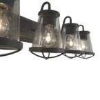 Georgina 4-Light Weathered Iron Vanity Light