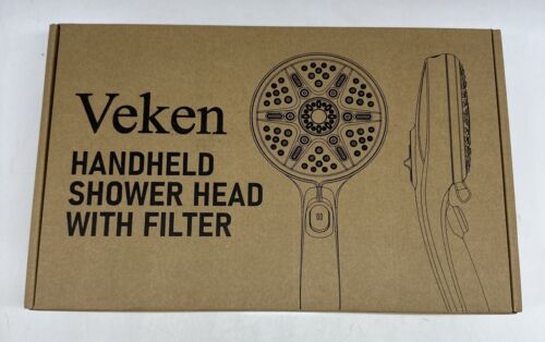 Veken Handheld Shower Head With Filter 1.8 GPM - SILVER - SHF5V101