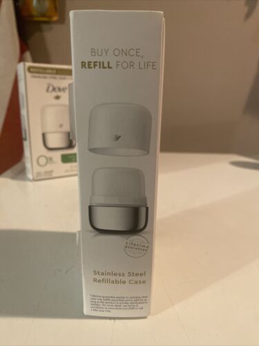 3 Pack - Dove Refillable Deodorant Stainless Steel Case + 1 Refill Cucumber & Green Tea