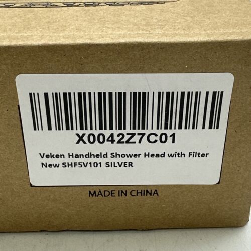 Veken Handheld Shower Head With Filter 1.8 GPM - SILVER - SHF5V101