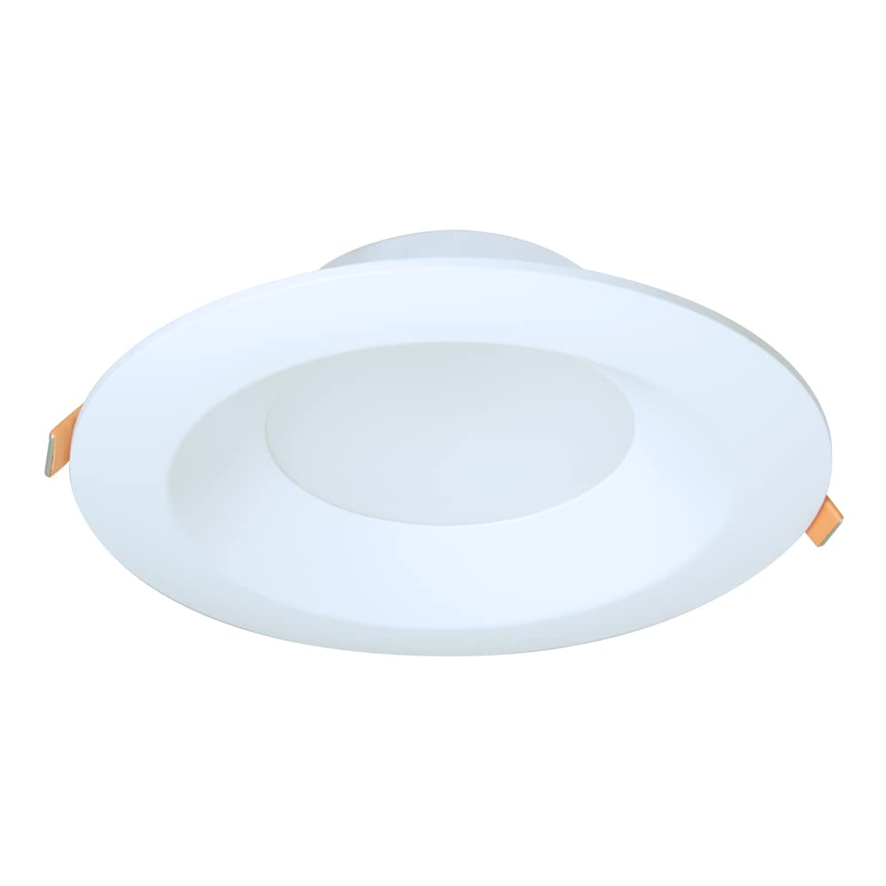 HALO 6 inch Quicklink Canless LED Downlight Selectable 2700K, 3000K, 3500K, 4000K, 5000K CCT – White (4 pack)