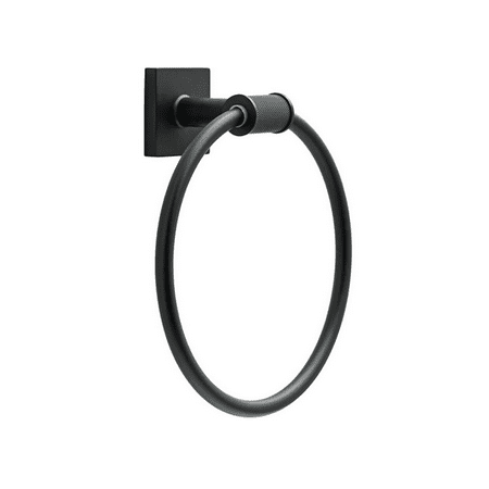 Delta AVE46-MB Averland Bath Towel Ring Matte Black Finish