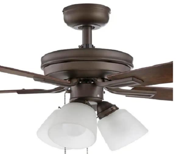 Hampton Bay Sinclair II 44 in. Indoor Oil Rubbed Bronze LED Ceiling Fan with Light