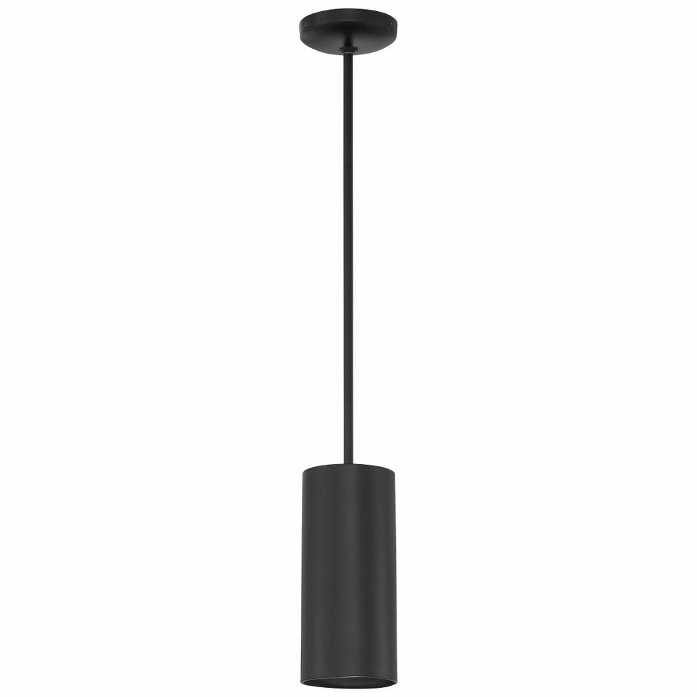 Access Lighting - HI Access 29001LEDDLP-MBL Transitional LED Pendant from Pilson Collection Finish, Matte Black