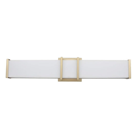 EGLO Tomero 23" Modern Vanity Light Damp Certificated Wall Sconce Bathroom Dimmable LED Mirror Lighting Fixture, Gold