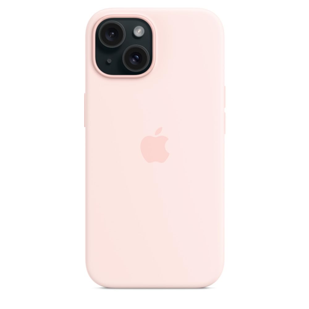 Apple iPhone 15 Silicone Case with MagSafe - Light Pink