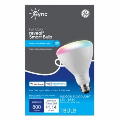 GE Lighting 93130127 GE 9.5W BR30 Smart Bulb - Quantity 1