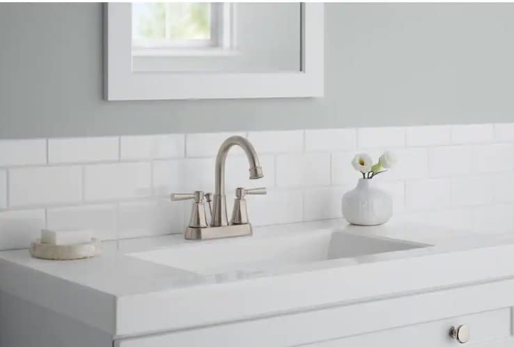 Glacier Bay Melina Bath Faucet Brushed Nickel