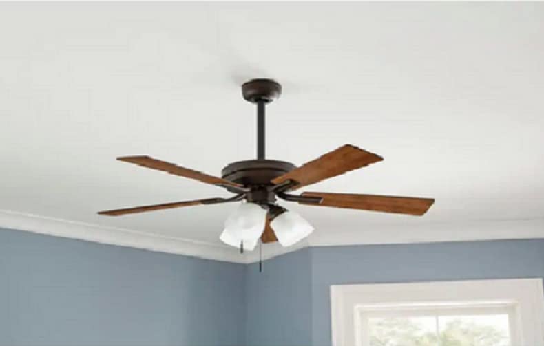 Hampton Bay Sinclair II 44 in. Indoor Oil Rubbed Bronze LED Ceiling Fan with Light