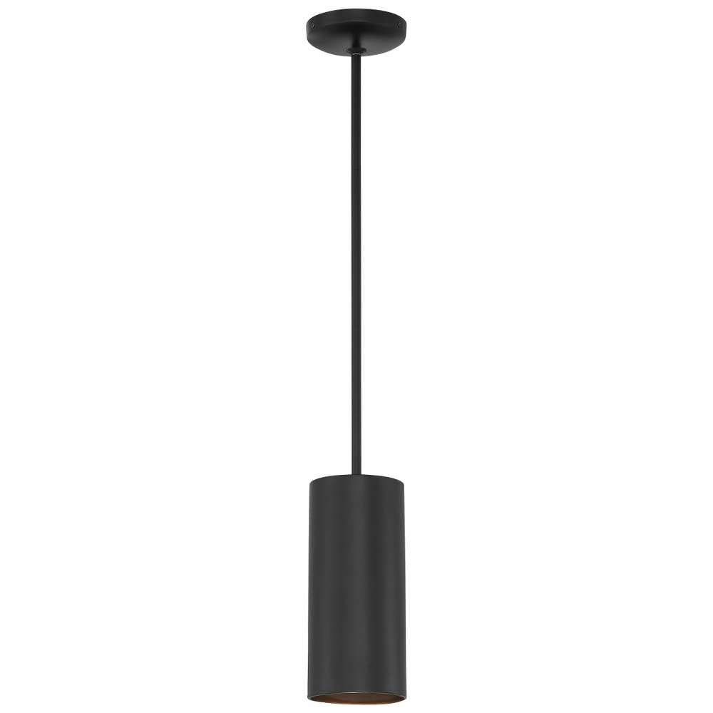 Access Lighting - HI Access 29001LEDDLP-MBL Transitional LED Pendant from Pilson Collection Finish, Matte Black