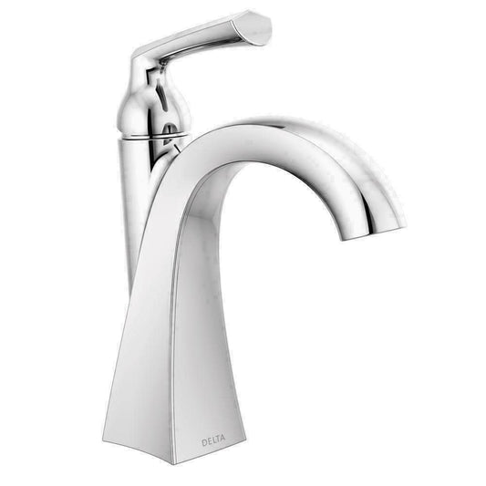 Delta Pierce Single Hole Single-Handle Bathroom Faucet in Chrome