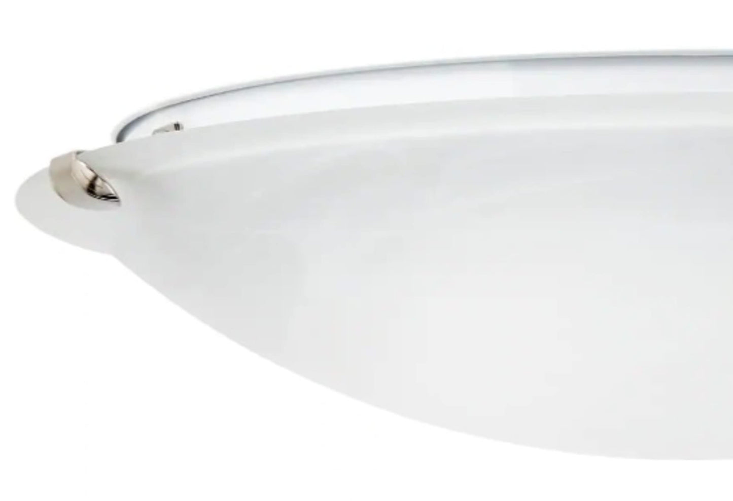 Chalene 15 in. 1-Light Pewter Clip Integrated LED Flush Mount