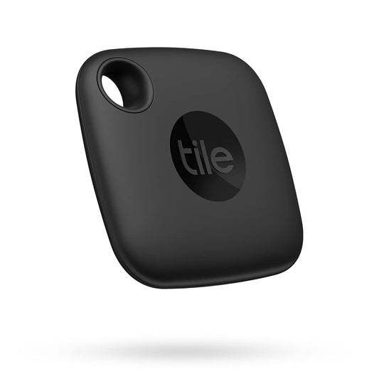 Tile Mate (2022) 1-Pack, Black. Bluetooth Tracker, Keys Finder and Item Locator; Up to 250 ft. Range. Up to 3 Year Battery. Water-Resistant. Phone Finder. iOS and Android Compatible