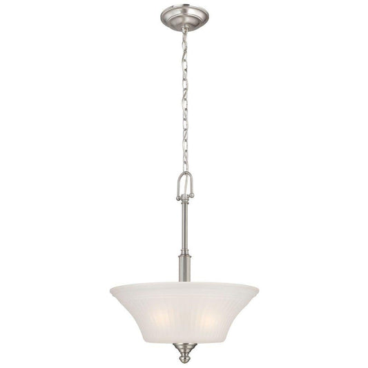 Commerical Electric3-Light Brushed Nickel Pendant