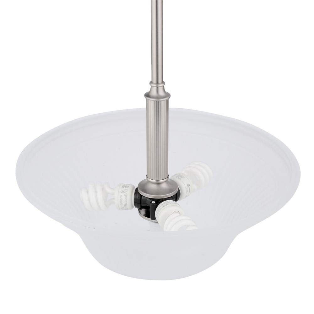 Commerical Electric 3-Light Brushed Nickel Pendant