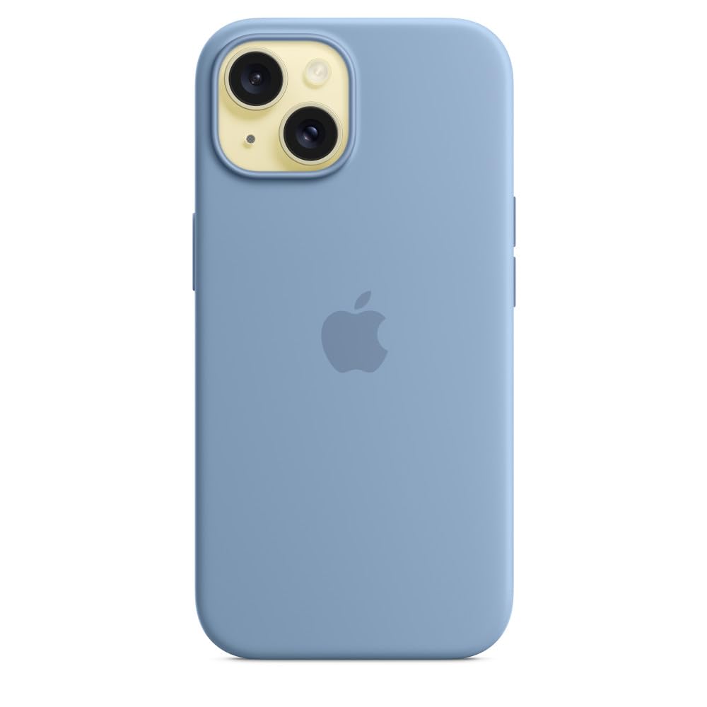 Apple iPhone 15 Silicone Case with MagSafe - Winter Blue