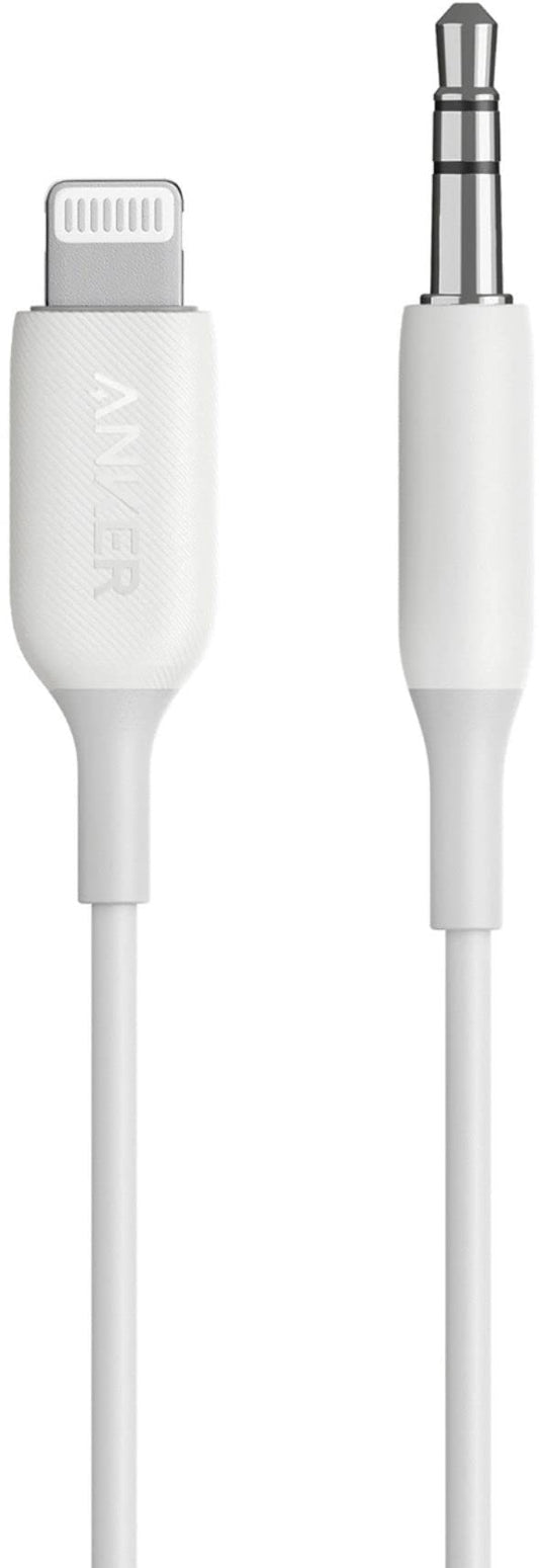 Anker Lightning to 3.5mm Audio Adapter - White, 3ft