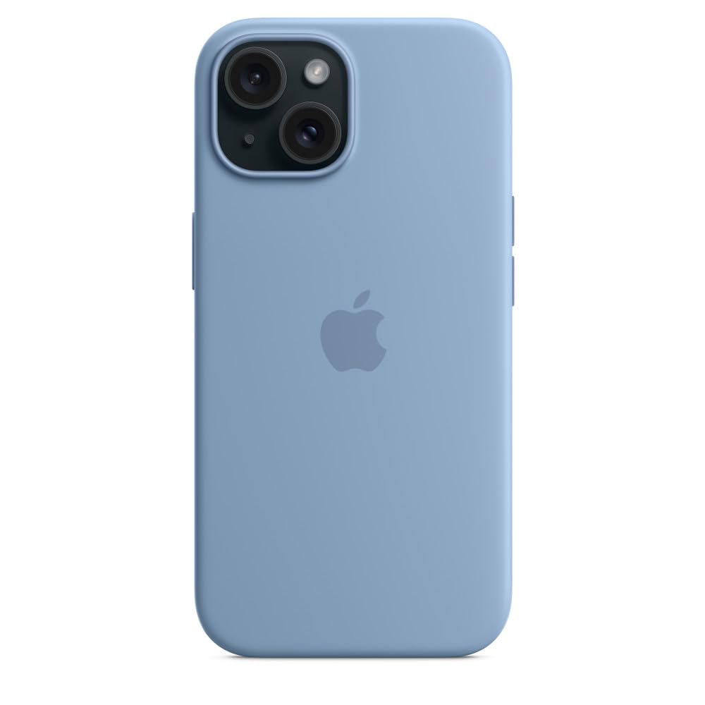 Apple iPhone 15 Silicone Case with MagSafe - Winter Blue