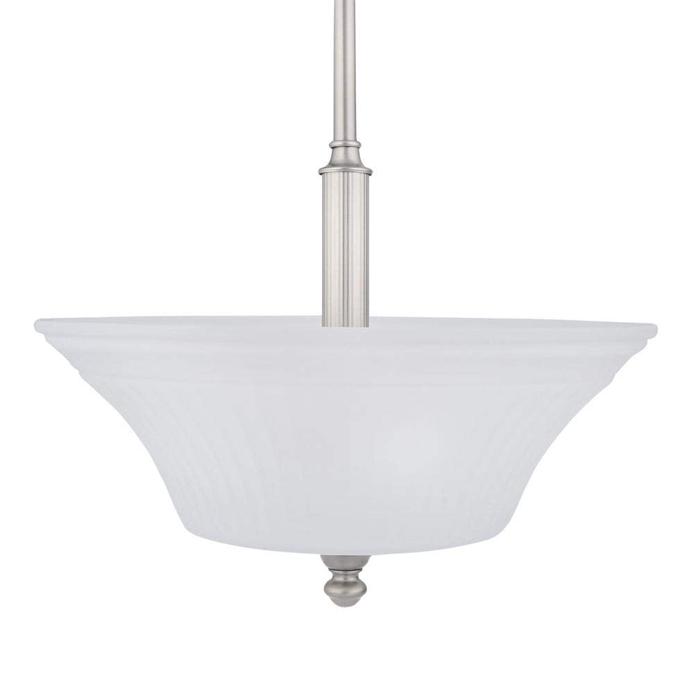 Commerical Electric 3-Light Brushed Nickel Pendant