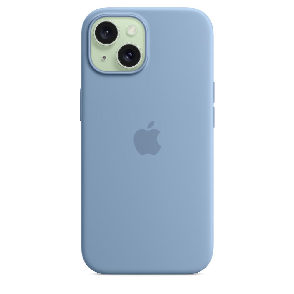 Apple iPhone 15 Silicone Case with MagSafe - Winter Blue