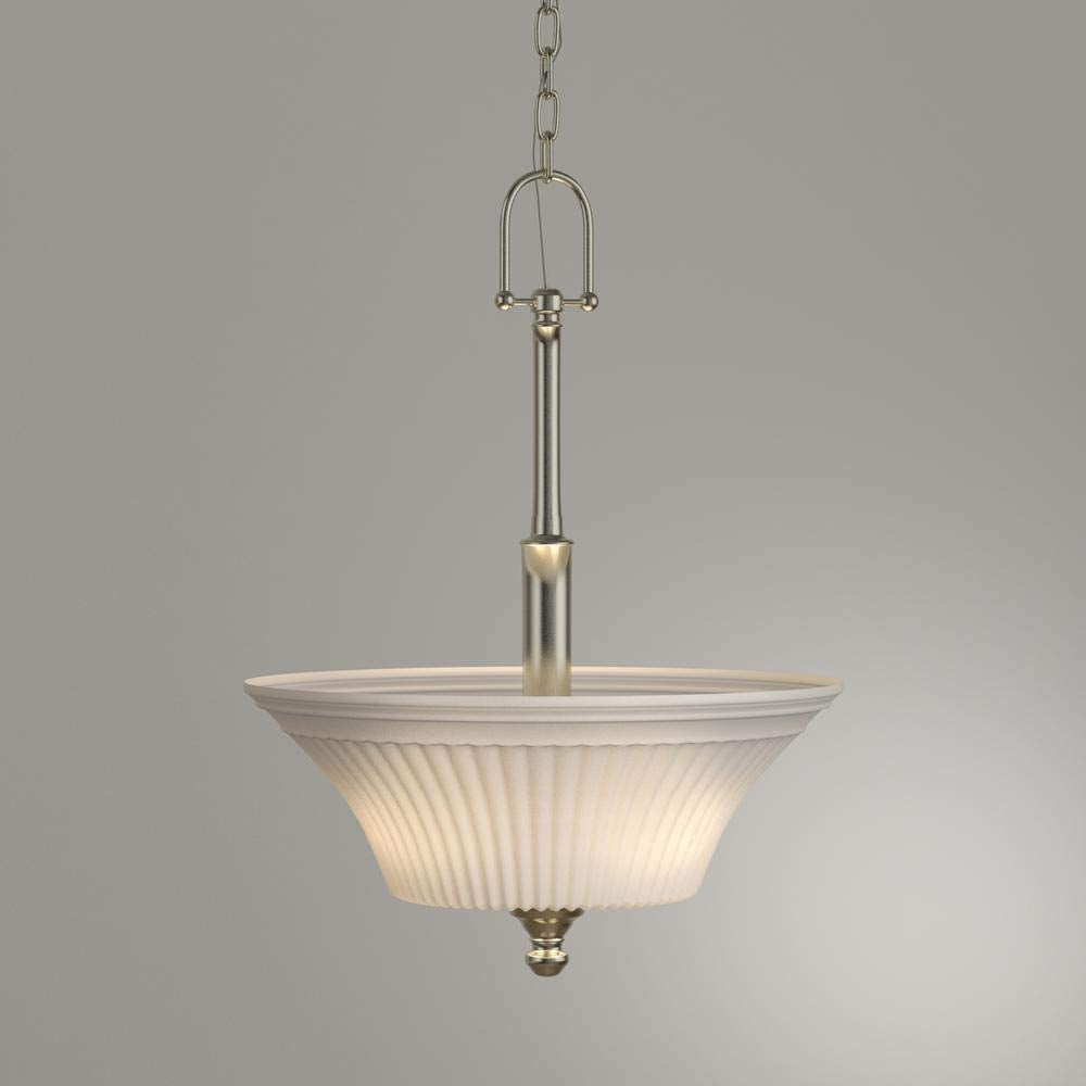 Commerical Electric 3-Light Brushed Nickel Pendant