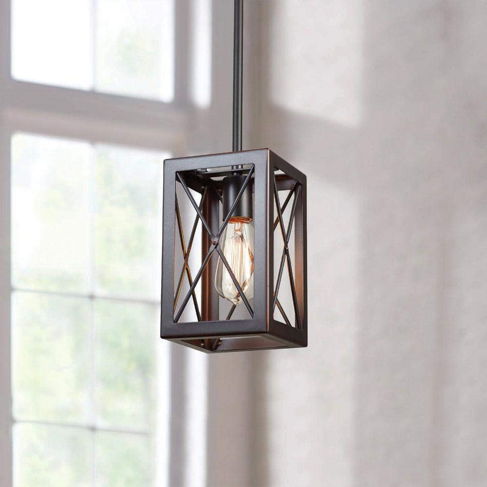 Cordelia Lighting 1-Light Royal Bronze Mini-Pendant