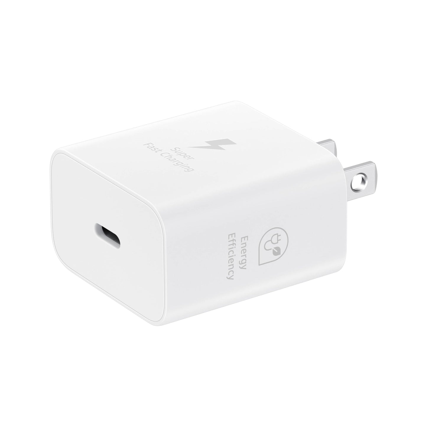 Samsung 25W Wall Charger Power Adapter, Cable Not Included, Super Fast Charging, Compact Design, Energy Efficient, Compatible with Galaxy and USB Type C Devices, White