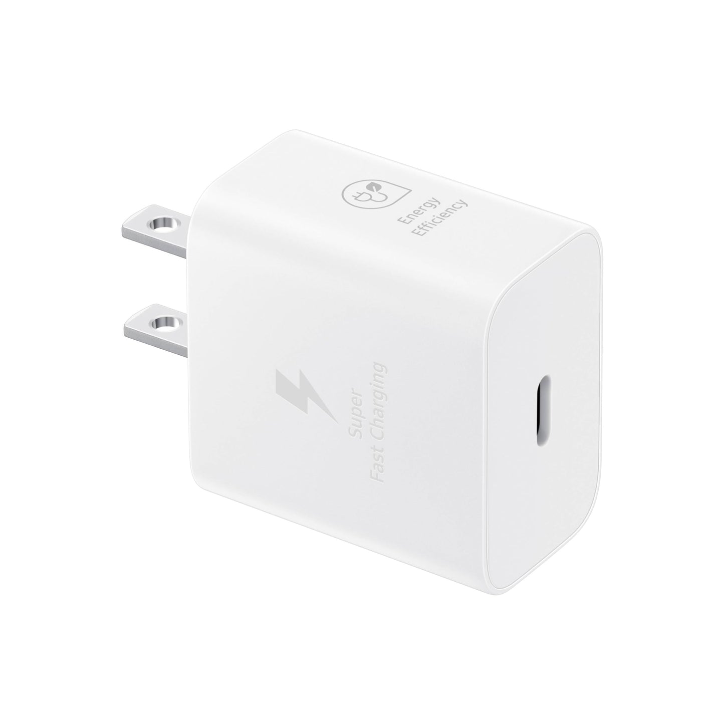 Samsung 25W Wall Charger Power Adapter, Cable Not Included, Super Fast Charging, Compact Design, Energy Efficient, Compatible with Galaxy and USB Type C Devices, White