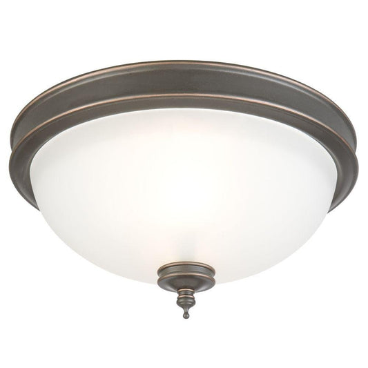 Hampton Bay IHI8012A-2 ORB 2-Light Oil Rubbed Bronze Flush Mount