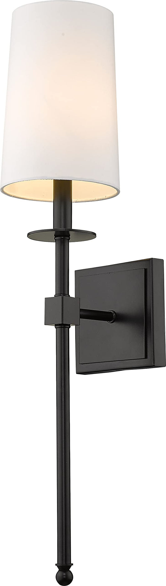 Z-Lite 1 Light Wall Sconce 811-1S-MB, Matte Black