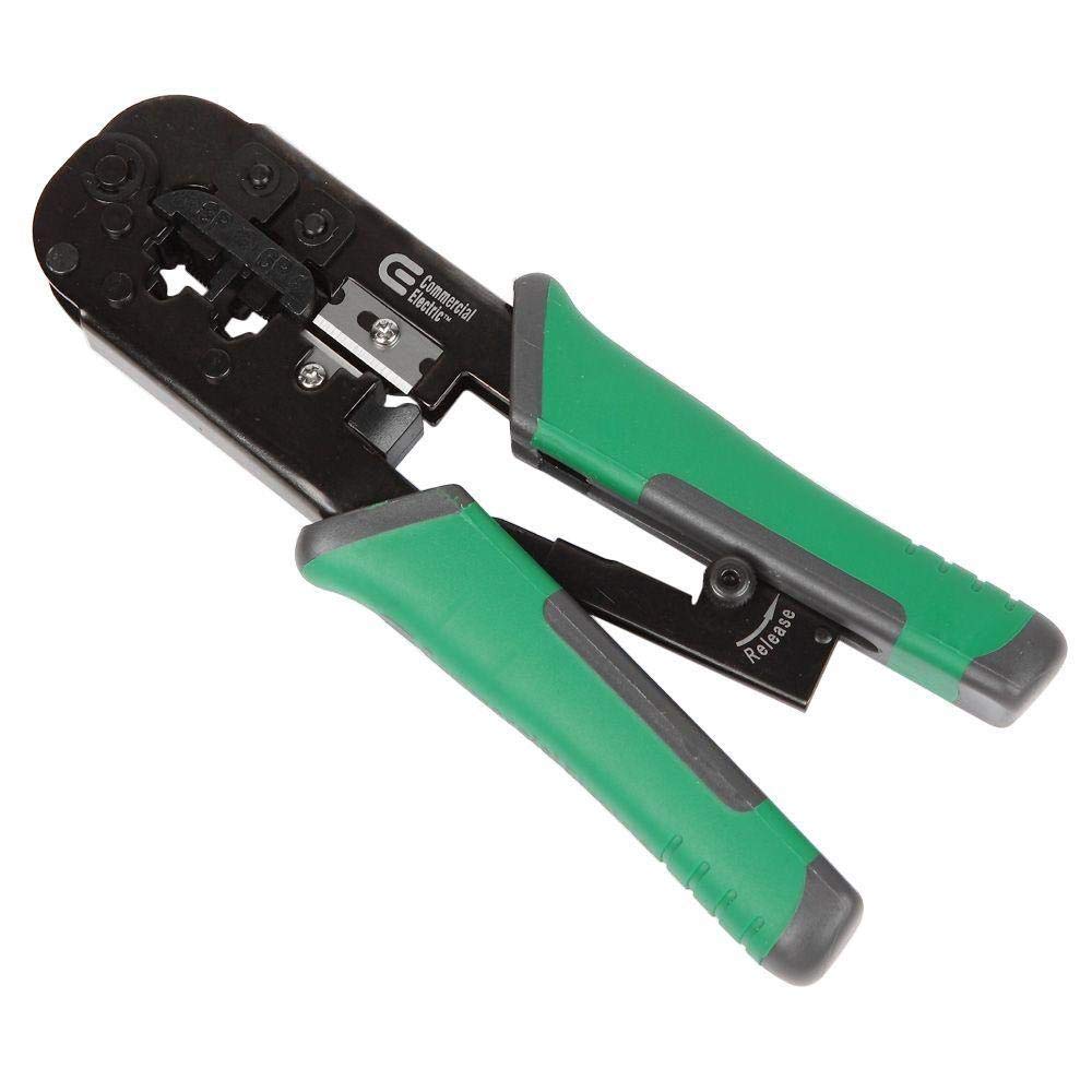 Commercial Electric Ratchet Modular Plug Crimper