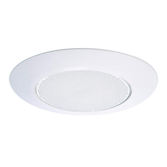 HALO 70PS Recessed Light Trim with Frosted Albalite Lens, White, 6 in. (case)