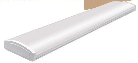 Hampton Bay Lighting 4 ft. High Output 5200 Lumens Integrated LED White Wraparound Light 4000K Bright White 120-277V (54677691)