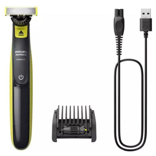 Philips Norelco QP2724/70 OneBlade Electric Trimmer with Dual Protection System, 5-in-1 Adjustable Comb and Innovative 360 Blade