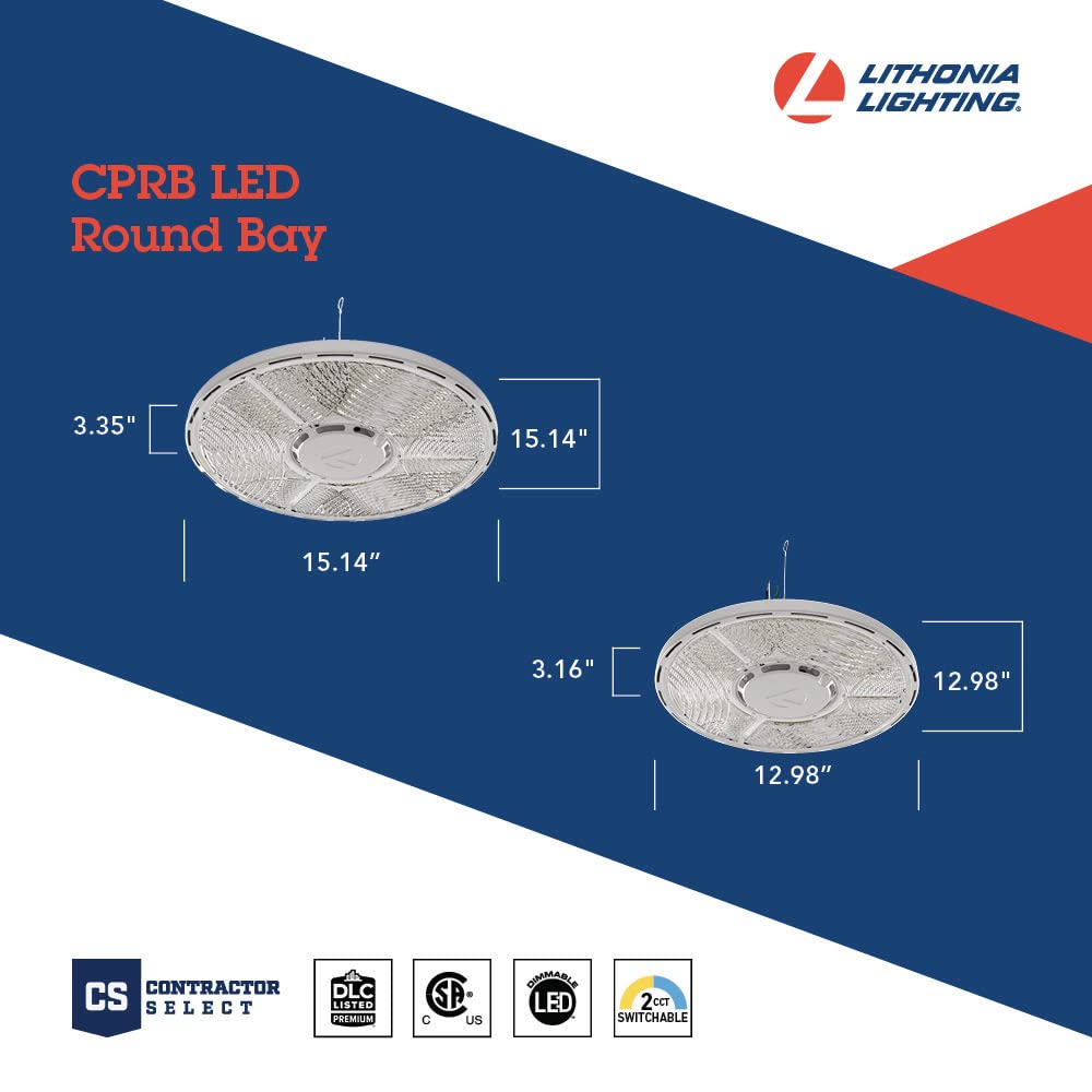 Lithonia Lighting Cprb Alo14 Uvolt Sww9 80Cri Contractor Select Cprb 16" Wide Adjustable