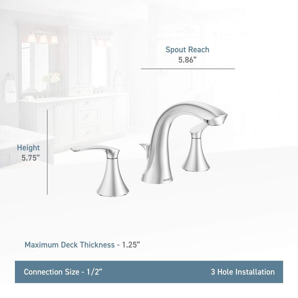 DARCY 2H LAV FAUCET BR.NICKEL