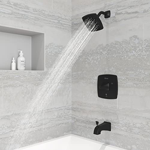 Pfister Bellance 1-Handle Tub & Shower Faucet in Matte Black 8P8-WS2-BLLSB