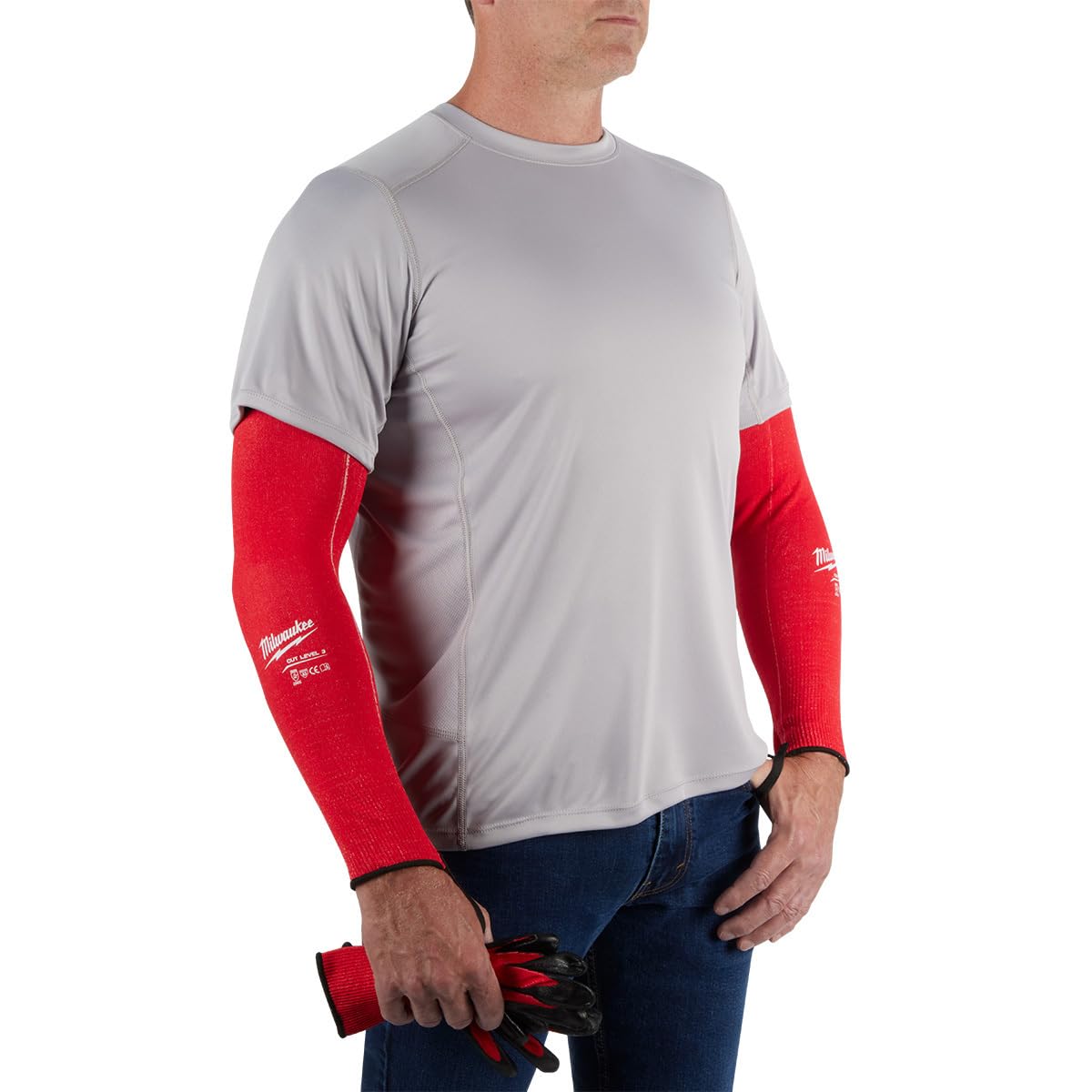 Milwaukee Cut-Resistant Arm Sleeve Red