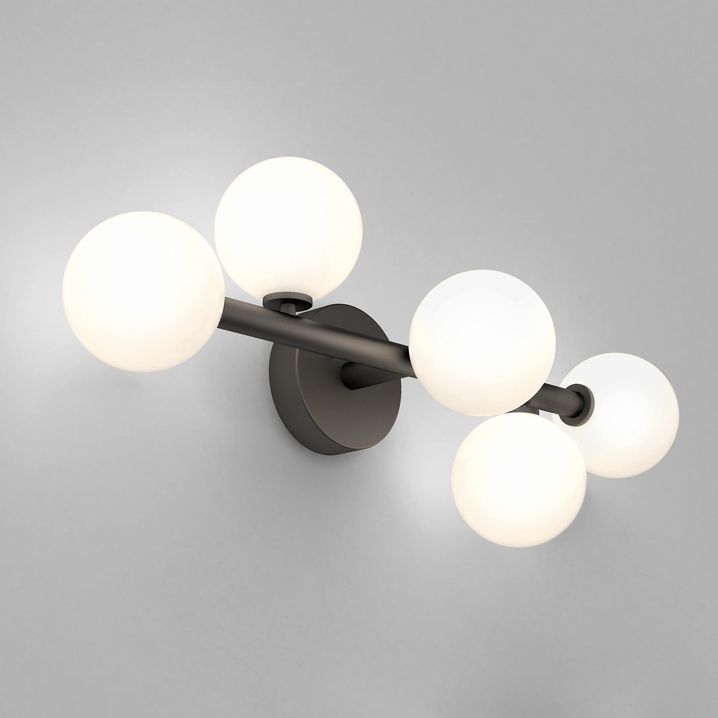 Artika Bloom 5-Light Vanity Light Fixture, Matte Black