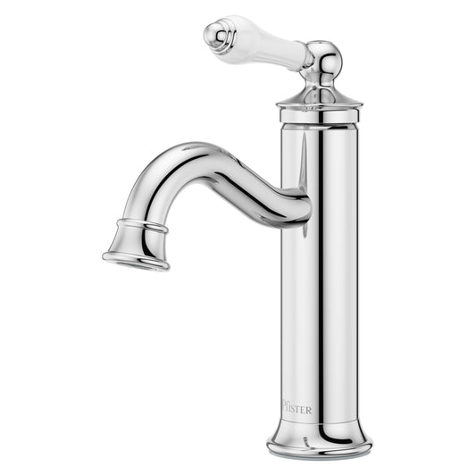 Pfister Courant Bathroom Sink Faucet, Single Control, 1-Handle, Single Hole, Polished Chrome Finish, LF042COCC