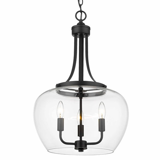 Z-Lite 3 Light Pendant 473P16-MB