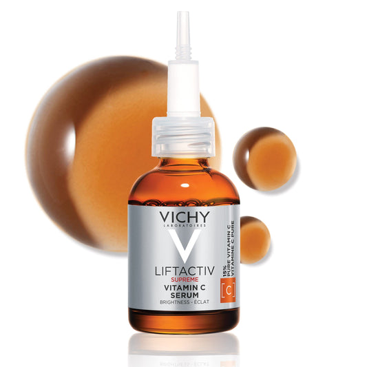 Vichy LiftActiv Vitamin C Serum For Face | Brightening Serum With Pure Vitamin C + Hyaluronic Acid + Vitamin E | Reduces Fine Lines | Smooths Skin Texture | Improves Radiance | Anti Aging Serum