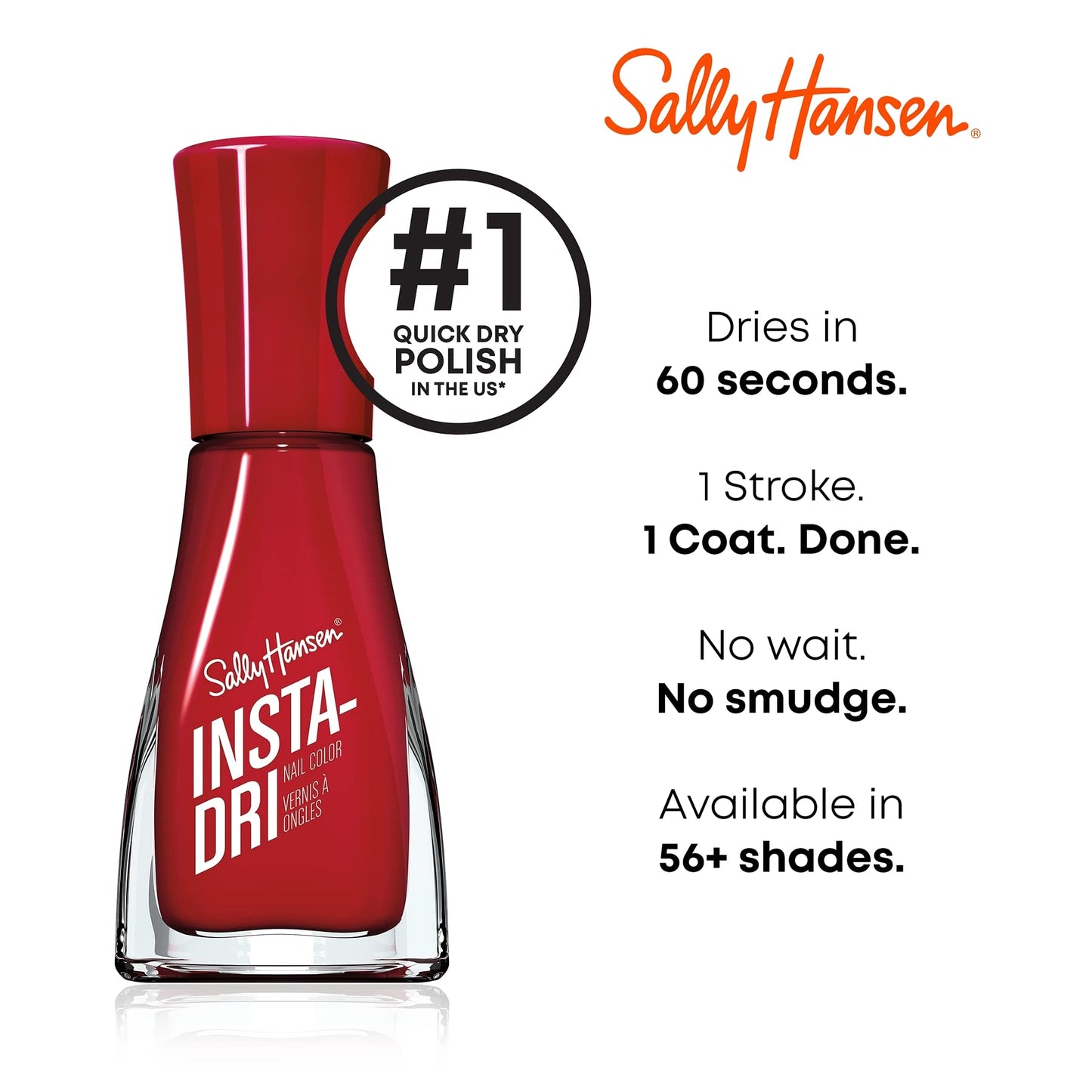 750 Sally Hansen Insta Dri x GLAAD Nail Polish - Petal Dance - 0.31 fl oz (Packaging May Vary)