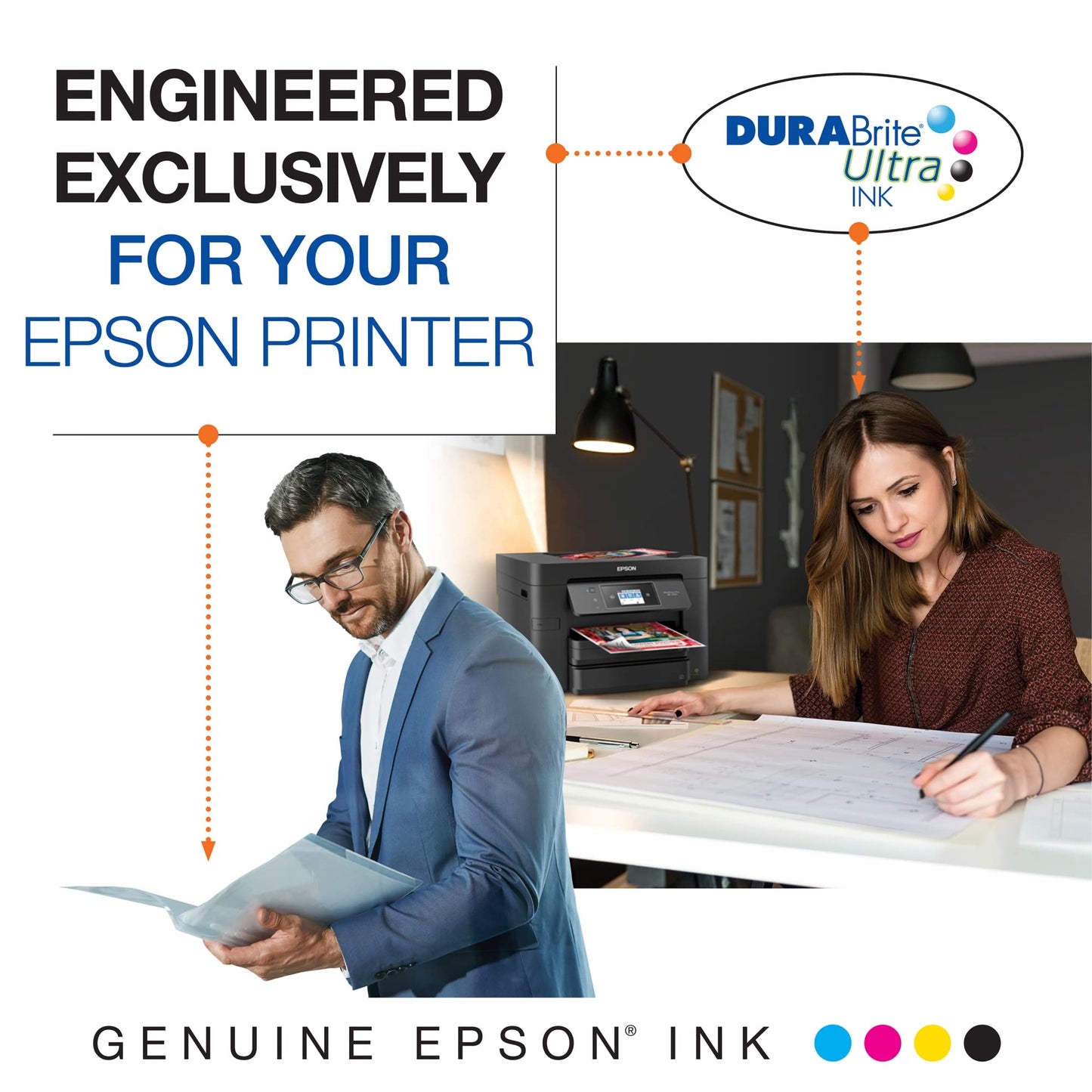 EPSON 69 DURABrite Ultra Ink Black & Color Combo Pack For CX-6000, CX-7000F, CX-7400, CX-8400, CX-9400, CX-9475, NX-400, NX-415, NX-510, NX-515, WF-1100, WF-600, WF-610 and other select models