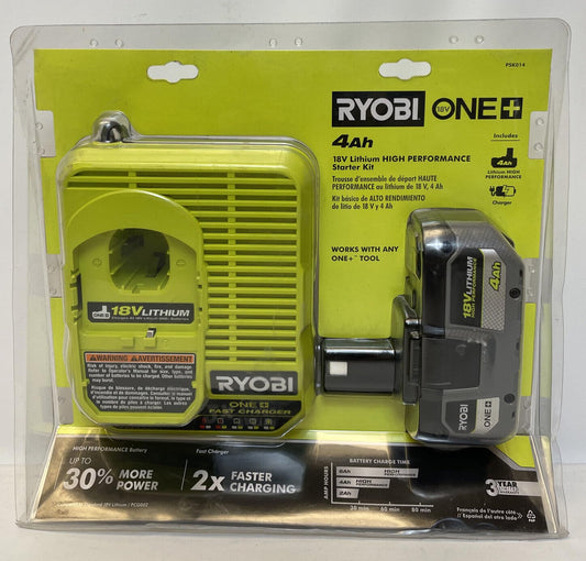 Ryobi PSK014 4Ah 18V Lithium High Performance Starter Kit