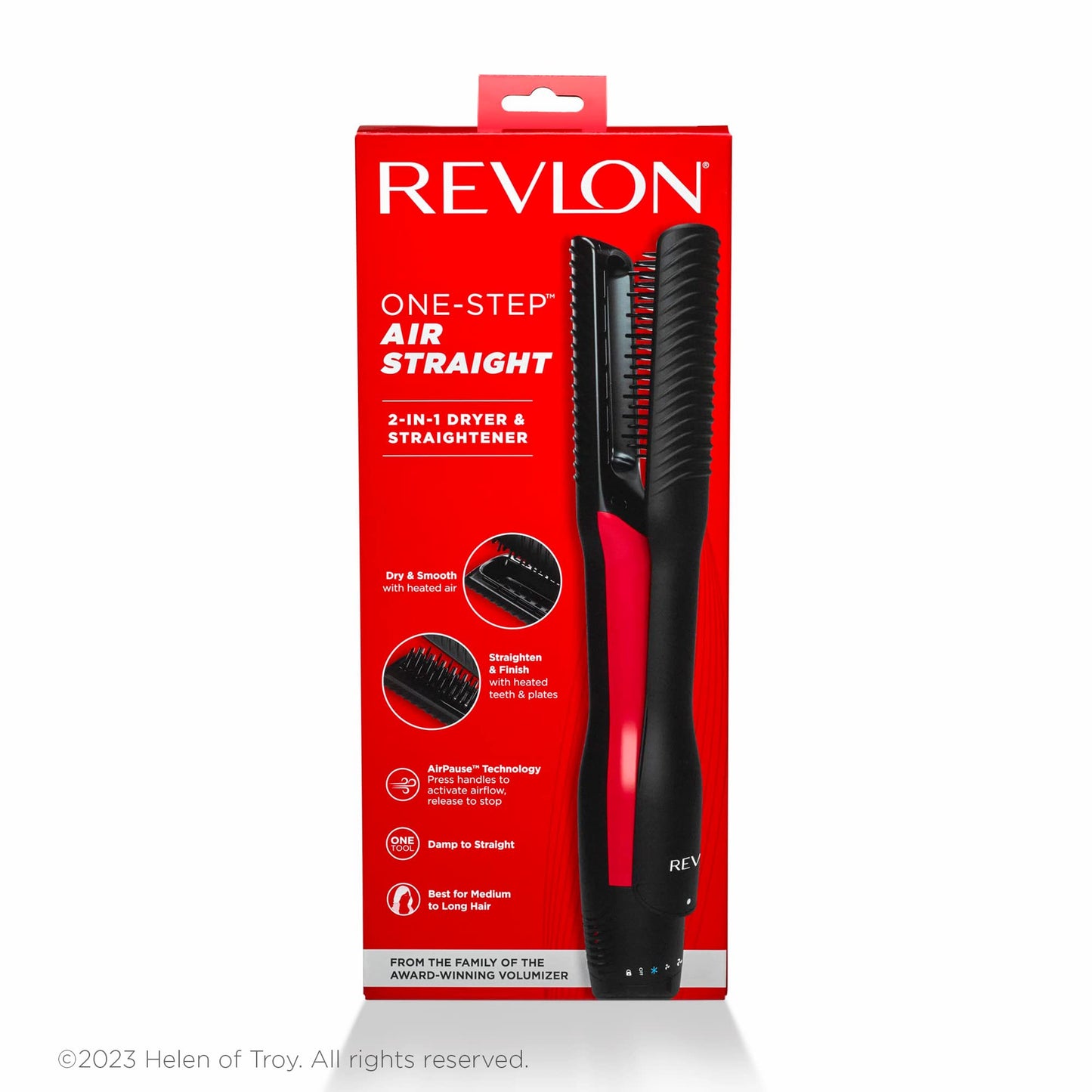 Revlon One-Step Air Straight | 2-in-1 Dryer & Flat Iron | Straightening Dryer