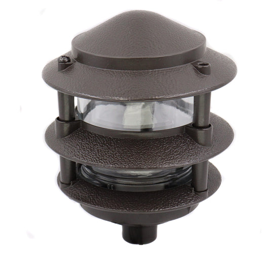 Thomas & Betts K330BR 3-Tier Pagoda Outdoor Light, Bronze